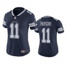 Women's #11 Micah Parsons Dallas Cowboys Color Rush Limited Navy Blue Jersey