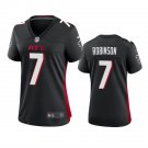 Women's #7 Bijan Robinson Atlanta Falcons Black Game Jersey