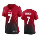 Women's #7 Bijan Robinson Atlanta Falcons Red Game Jersey