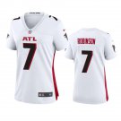Women's #7 Bijan Robinson Atlanta Falcons White Game Jersey