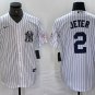 Yankees Derek Jeter 2024 Cool Baseball Jersey White