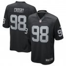 Men's and Youth Maxx Crosby Black Las Vegas Raiders Game Jersey
