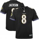 Men's and Youth Lamar Jackson Black Baltimore Ravens Game Jersey