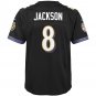 Men's and Youth Lamar Jackson Black Baltimore Ravens Game Jersey