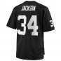 Men's Mitchell & Ness Bo Jackson Black Las Vegas 1988 Retired Player Replica Jersey