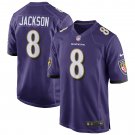 Men's and Youth Lamar Jackson Purple Baltimore Ravens Game Jersey