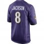 Men's and Youth Lamar Jackson Purple Baltimore Ravens Game Jersey