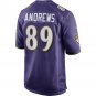 Men's and Youth Mark Andrews Purple Baltimore Ravens Game Jersey