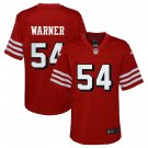 Men's and Youth Fred Warner Scarlet San Francisco 49ers Game Jersey