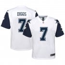 Men's and Youth Trevon Diggs White Dallas Cowboys Alternate Game Jersey