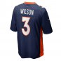 Men's and Youth Russell Wilson Navy Denver Broncos Alternate Game Jersey