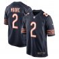 Custom  D.J. Moore Navy Chicago Bears Team Color Game Jersey