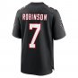 Men's and Youth Bijan Robinson Black Atlanta Falcons Throwback Game Jersey