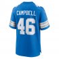 Men's and Youth Jack Campbell Blue Detroit Lions Game Jersey