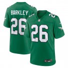 Men's and Youth Saquon Barkley Kelly Green Philadelphia Eagles Alternate Game Jersey