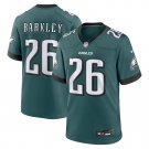 Men's and Youth Saquon Barkley Midnight Green Philadelphia Eagles Game Player Jersey