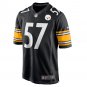 Men's and Youth Montravius Adams Black Pittsburgh Steelers Game Player Jersey