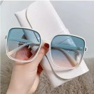 Women White/Blue Sunglasses