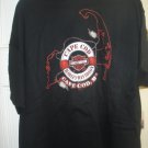 New Vintage Harley Davidson Black T-Shirt "Retired" Cape Cod Logo Hanes Heavyweight 2XL