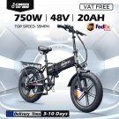 Ebike A2 Electric Bike 750W Motor 48V 20AH Lithium Battery Electric Bicycle Folding 20Inch