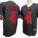 Men's Ohio State Buckeyes #4 Jeremiah Smith Black Red Stitched Jersey