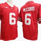 Men's Ohio State Buckeyes #6  Kyle McCord Red Stitched Jersey