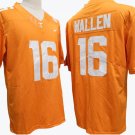 Men's Tennessee Volunteers #16 Morgan Wallen Orange Stitched Jersey