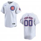 Men's & Youth Cubs #00 Custom Name And Number White Stitched Jersey