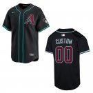 Men's & Youth Diamondbacks #00 Custom Name And Number Black Stitched Jersey