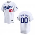 Men's & Youth Dodgers #00 Custom Name And Number White Stitched Jersey