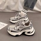 Women's versatile thick-soled dad shoes