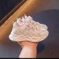 Rotating button children's shoes pink