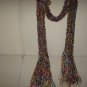 Rainbow Colored  Ribbon Scarf