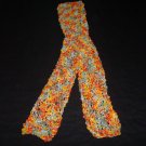 Nubby, Soft Orange and Yellow Scarf