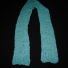 Blue Baby-Soft Scarf with Silver and Gold Sparkles