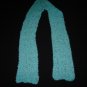 Blue Baby-Soft Scarf with Silver and Gold Sparkles