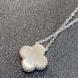 Alhambra silver CNC Laser Four Leaf Lucky Necklace For Women Girls