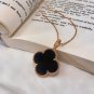 Alhambra Black Four Leaf Lucky Necklace For Women Girls