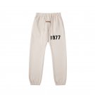 FOG ESSENTIAL 1977 Flocking Sweatpants Apricot