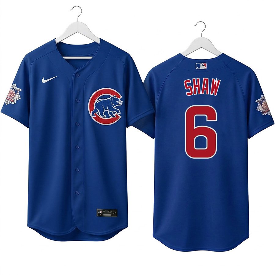 Matt Shaw #6 Men's & Youth Chicago Cubs Royal Blue Stitched Jersey
