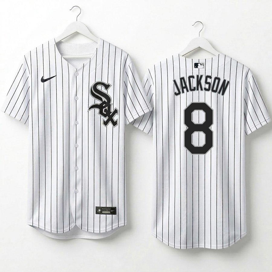 Bo Jackson #8 Men's & Youth Chicago White Sox White Stitched Jersey