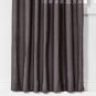 Light Filtering Linen Window Curtain Panel 54"x108" Brown/Dark Gray