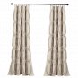 1pc 54"x84" Light Filtering Avon Curtain Panel Beige