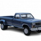 1989 Blue Dodge Ram D-350 1st Generation Dually Truck 1:64 Scale Diecast Model