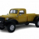 1946 Yellow Dodge Power Wagon Pickup Truck Off Road 4x4 1:64 Scale Diecast Model