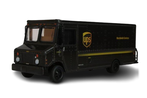 UPS Parcel Service Mail Package Delivery Box Truck 1:64 Scale Diecast Model