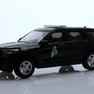 2021 Ford Explorer Maine State Police Car Trooper 1:64 Scale Diecast Model Black