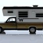 1990 Dodge Ram D250 1st Gen Pickup RV Camping Truck 1/64 Diecast Model Black