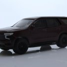 2022 Brown / Burgundy Chevrolet Tahoe RST SUV Off Road 1:64 Scale Diecast Model