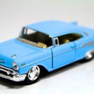 Chevy Blue New 5" 1957 Chevrolet Bel Air Diecast Model Toy Car 1:40
